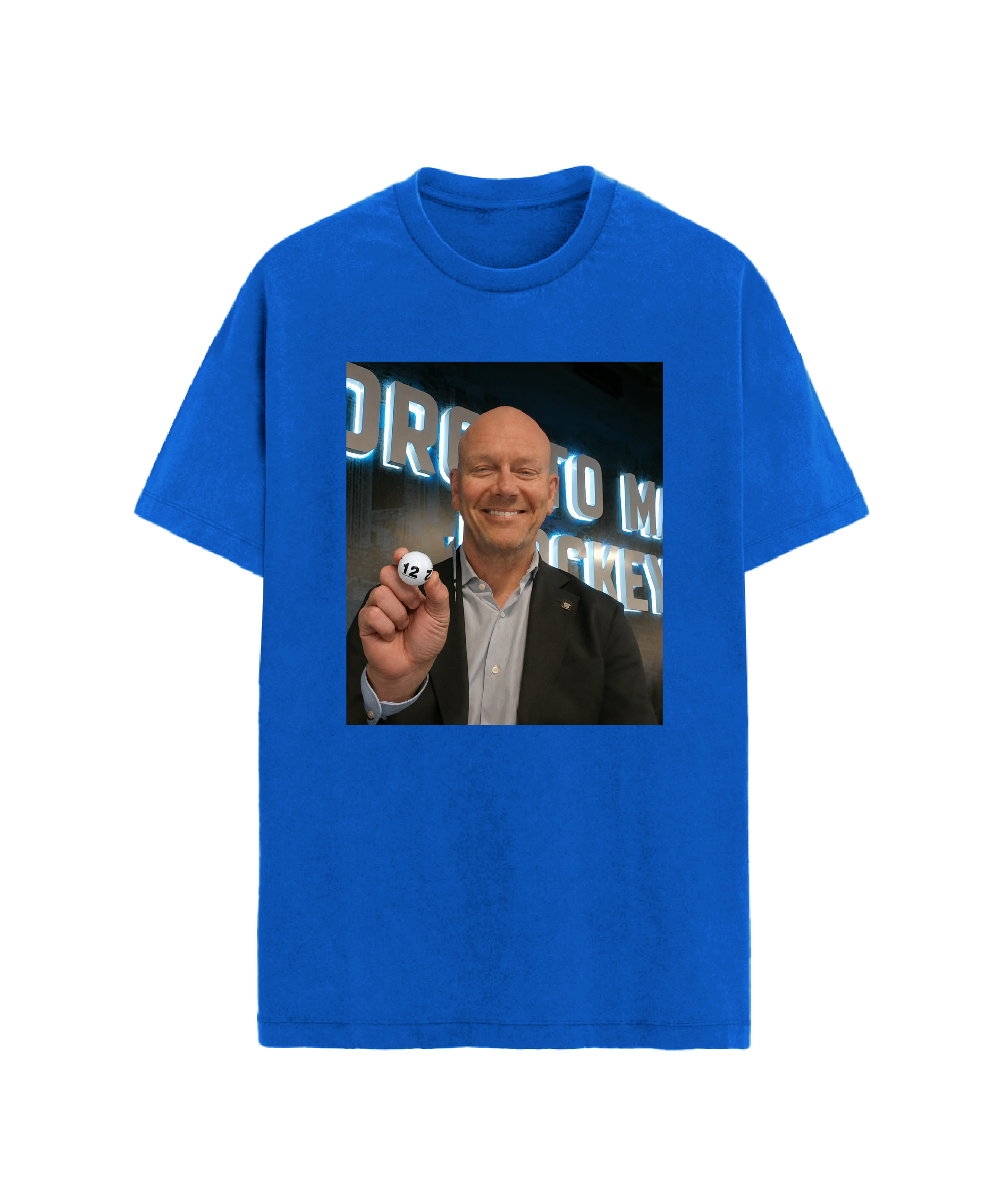 Puck Revolution Tee — Navy